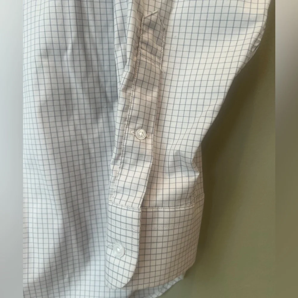 J.Crew Ludlow cotton dress shirt in gray tiny tile Men’s 15/33 Classic fit